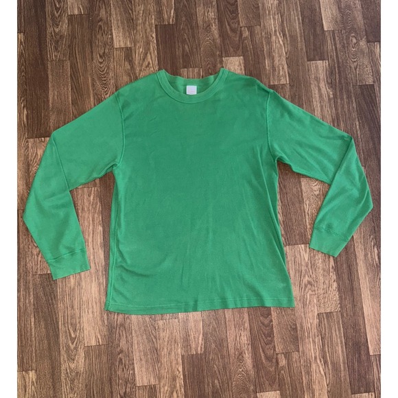Hanna Andersson‎ Organic Cotton Long Sleeve Tee Shirt Green XL - Picture 1 of 8